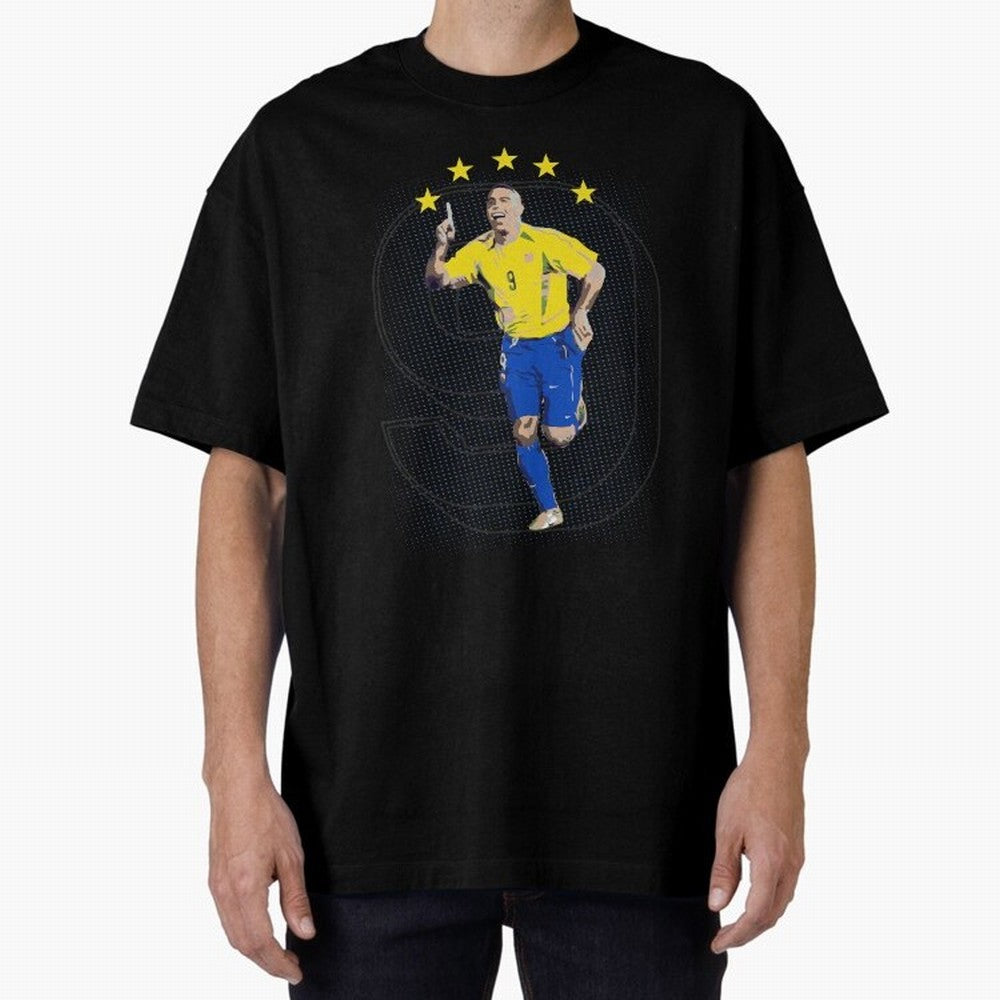 Ronaldo Fenomeno Oversized T-Shirt Carry the Colors and Pride of the FIFA World Cup 2026 Group Stage Journey through Haaland Highlights, Argentina and Brazil Pride, Football History, Final Match Energy, Crowd Noise and Once in a Lifetime Moments;