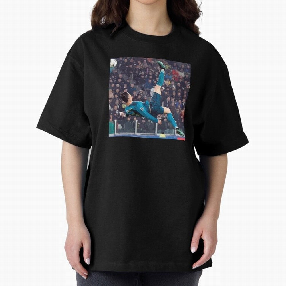 Chilean from CR7 Oversized T-Shirt Cheer for Global Football Passion for FIFA World Cup 2026 Group Stage, Driven by Haaland, Brazil, Portugal and Argentina, Championship Spirit, Famous Goals, Roaring Crowds and International Football Unity; Ideal