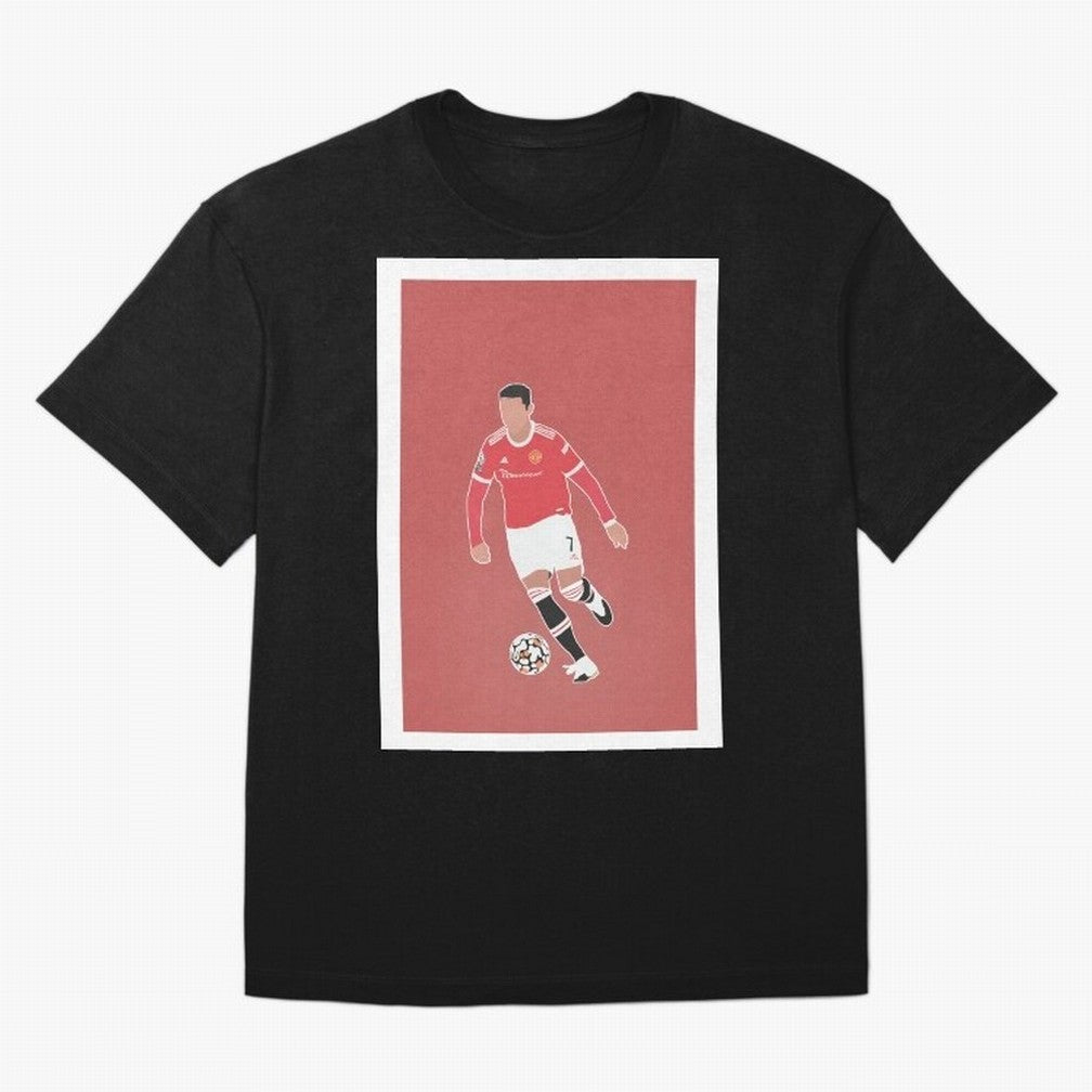 Cristiano Ronaldo 2 Oversized T-Shirt Show Up for the Glory of FIFA World Cup 2026 Group Stage Spirit, Highlighting England, France and Netherlands, Cristiano Ronaldo, Haaland and CR7, Supporter Pride, Iconic Celebrations, Legendary Names and