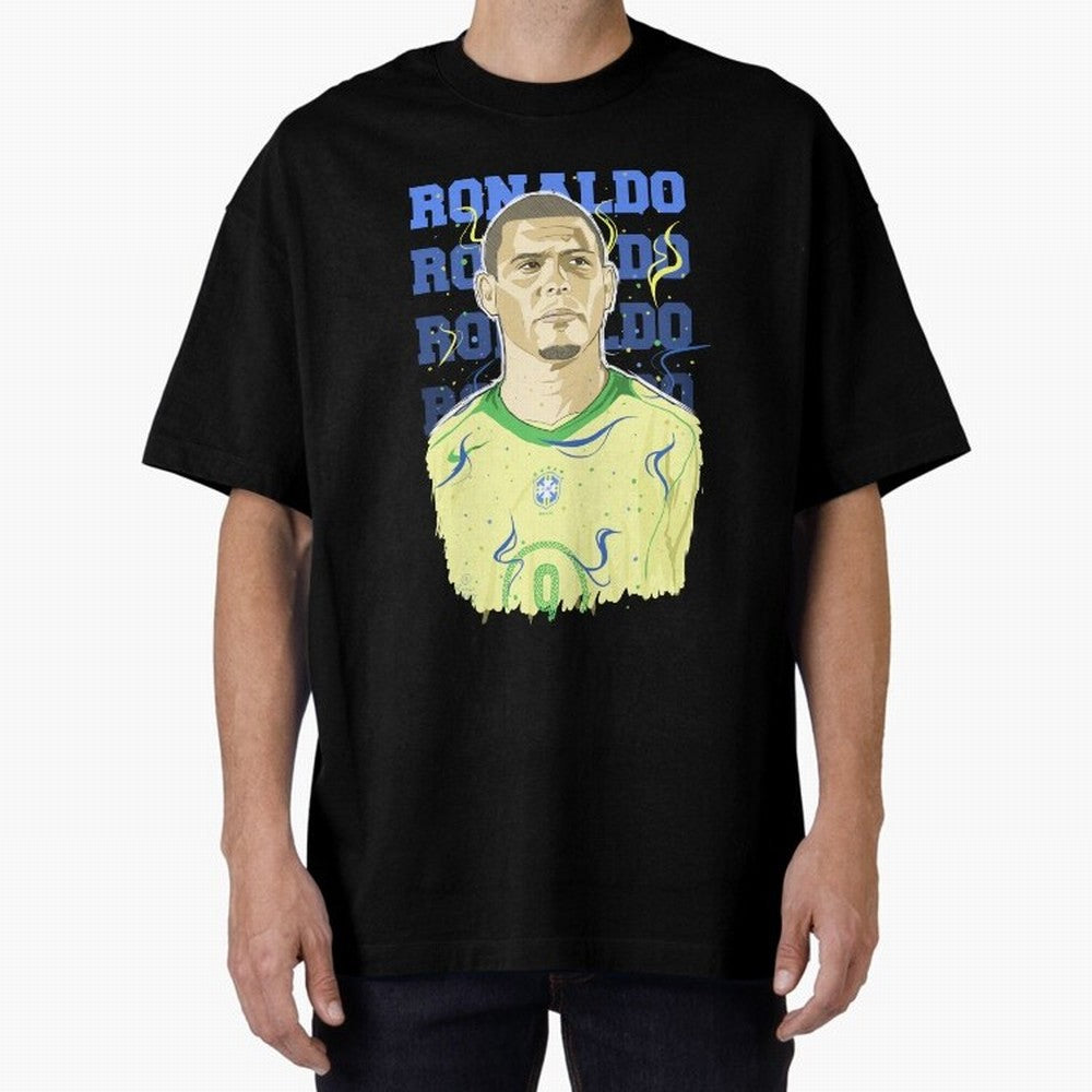 Ronaldo Oversized T-Shirt Bring Global Tournament Vibes to FIFA World Cup 2026 Group Stage Featuring Haaland, Argentina, France and Brazil Energy, Supporter Pride, Iconic Celebrations, Legendary Names and Global Match Day Energy; Perfect for People