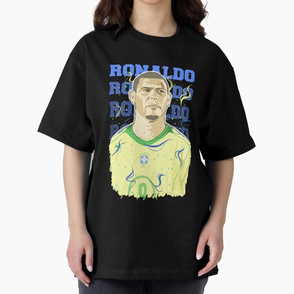 Ronaldo Oversized T-Shirt Bring Global Tournament Vibes to FIFA World Cup 2026 Group Stage Featuring Haaland, Argentina, France and Brazil Energy, Supporter Pride, Iconic Celebrations, Legendary Names and Global Match Day Energy; Perfect for People