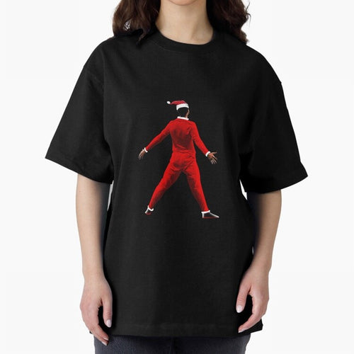 All I Want For Christmas Is Siuuu CR7 fans Christian Ronaldo Xmas Oversized T-Shirt Refresh FIFA World Cup 2026 Group Stage Spirit, with Germany, Cristiano Ronaldo, Haaland and CR7, Championship Spirit, Famous Goals, Roaring Crowds and