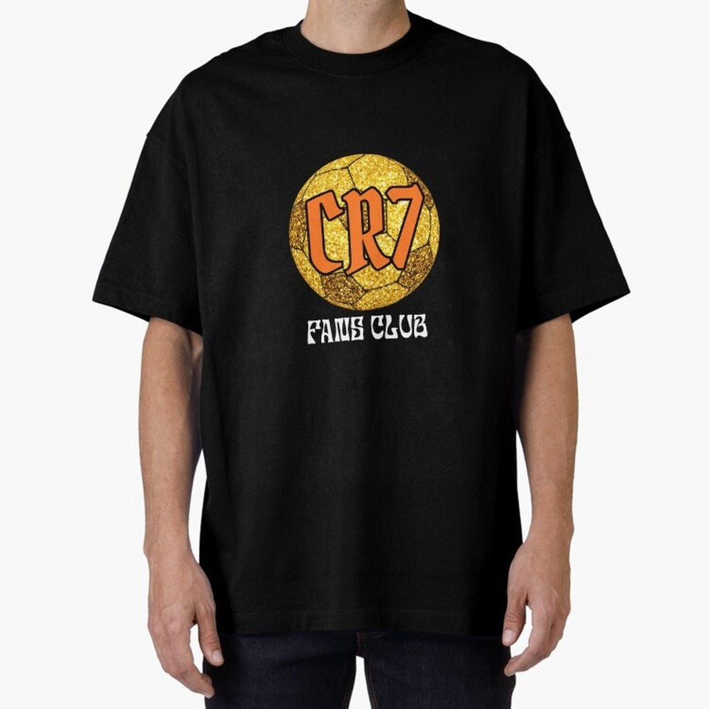 CR7 BLK3 Oversized T-Shirt Carry FIFA World Cup 2026 Group Stage Capturing Mbappe and Neymar, France and Portugal Energy, Retro Football Energy, Iconic Rivalries, Trophy Chase Drama and Stadium Atmosphere; Perfect for Supporters Who Want Bold