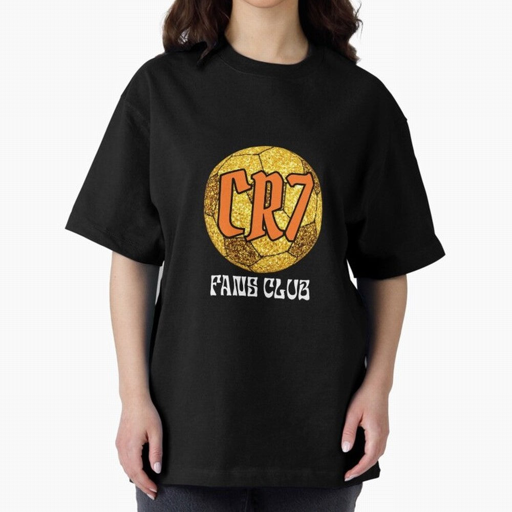 CR7 BLK3 Oversized T-Shirt Carry FIFA World Cup 2026 Group Stage Capturing Mbappe and Neymar, France and Portugal Energy, Retro Football Energy, Iconic Rivalries, Trophy Chase Drama and Stadium Atmosphere; Perfect for Supporters Who Want Bold