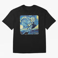Ronaldo Ronaldo Van Gogh Style Oversized T-Shirt Celebrate the Magic of the FIFA World Cup 2026 USA Canada Mexico Journey through Messi Highlights, Portugal Pride, Football Passion, Legendary Performances, Festival Vibes and Supporter Community;