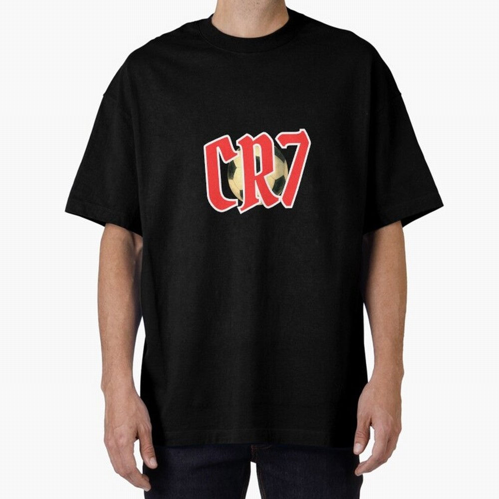CR7 RED Oversized T-Shirt Bring a Champion Mindset to the FIFA World Cup 2026 Group Stage Journey through CR7 Highlights, Brazil Pride, Soccer Culture, Superstar Moments, National Team Dreams and Competitive Fire; Great for Watch Parties, Sports