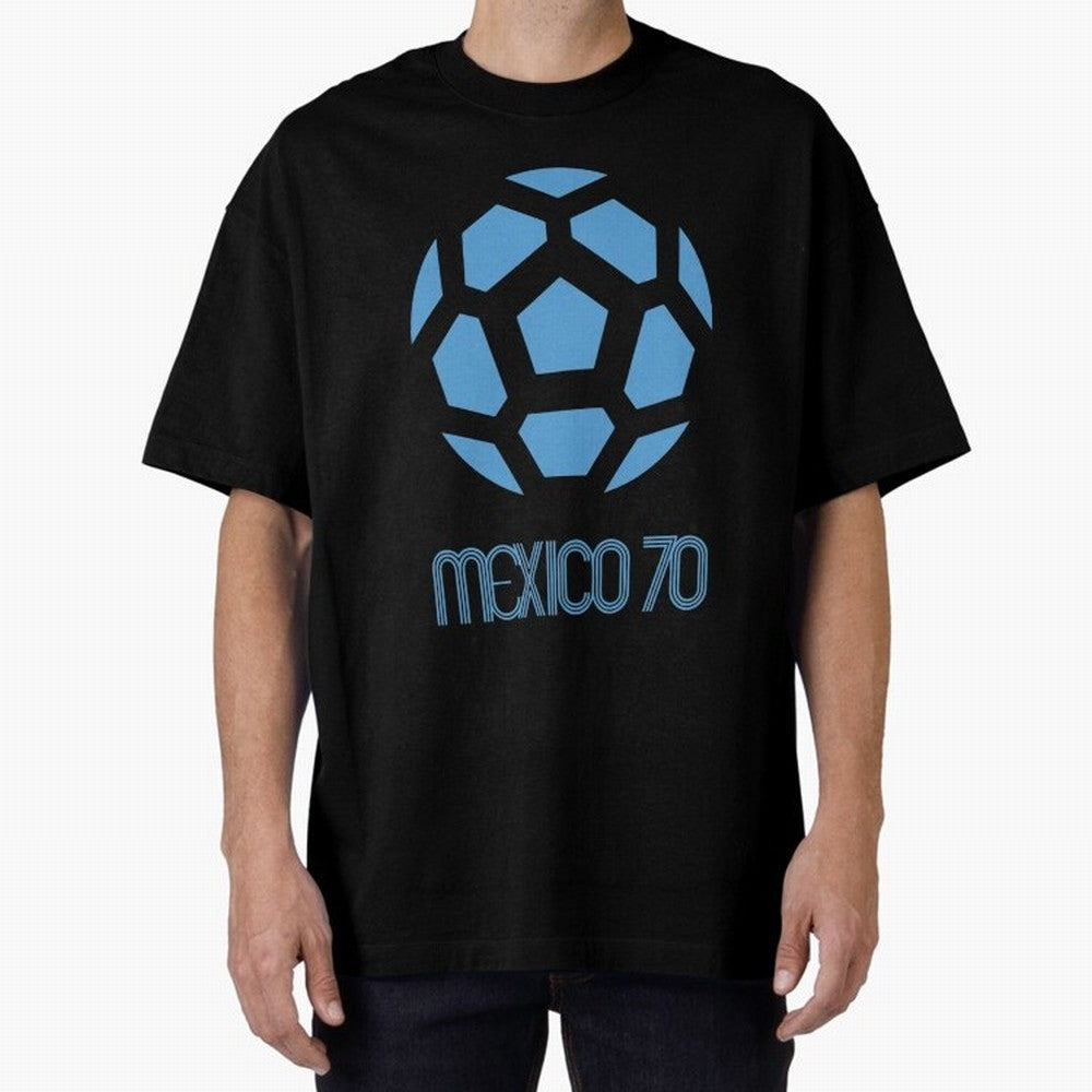 Retro World Cup 70 Logo Oversized T-Shirt Celebrate Classic Football Spirit in the FIFA World Cup 2026 USA Canada Mexico Journey through Mbappe and Neymar Highlights, France Pride, Stadium Chants, National Pride, Trophy Dreams and Unforgettable