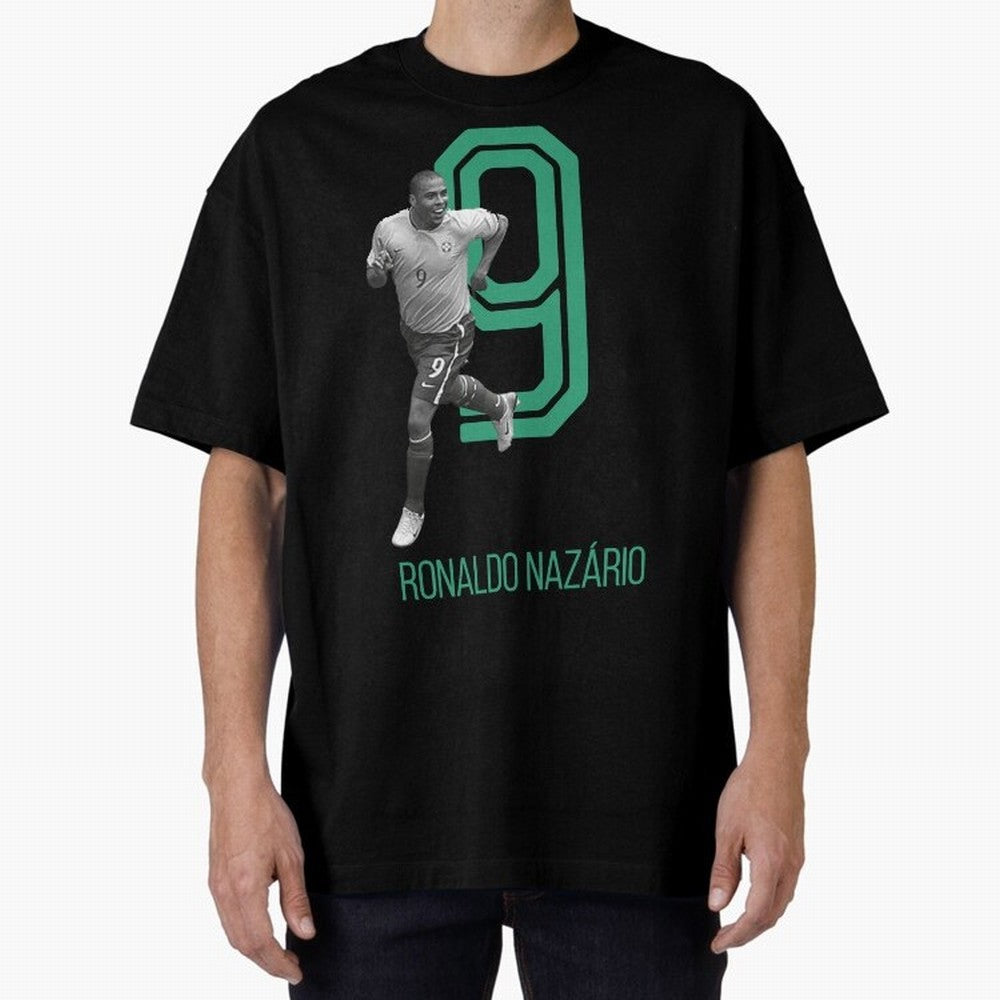 Ronaldo Naz¨¢rio Retro Oversized T-Shirt Capture Stadium Memories from Global Football Passion for FIFA World Cup 2026 Group Stage, Made for Mbappe and Neymar, England, Stadium Memories, Football Loyalty, International Chants and Championship