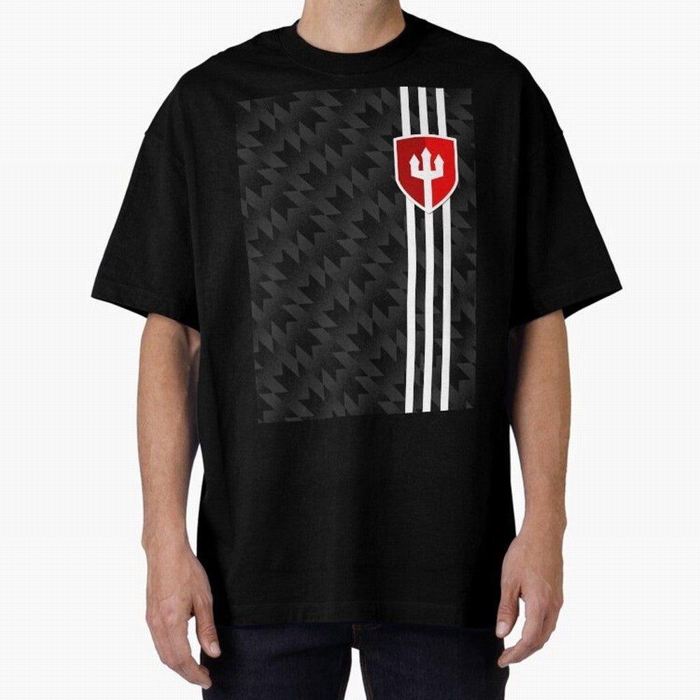 Manchester United 2017/18 3rd Kit Jersey Pattern Oversized T-Shirt Represent the Passion of Global Football Passion for FIFA World Cup 2026 USA Canada Mexico, Inspired by Messi, Neymar and Mbappe, England and Germany, Championship Spirit, Famous