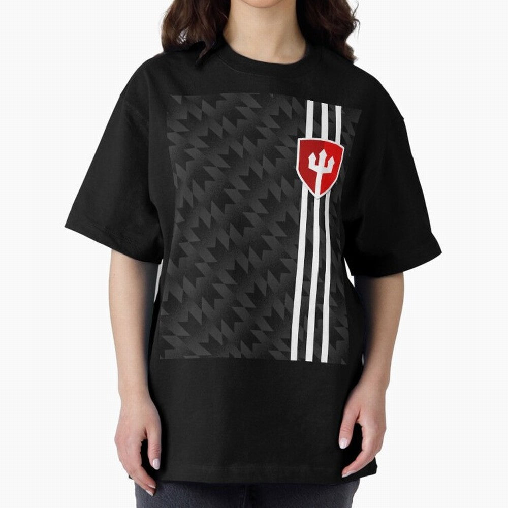 Manchester United 2017/18 3rd Kit Jersey Pattern Oversized T-Shirt Represent the Passion of Global Football Passion for FIFA World Cup 2026 USA Canada Mexico, Inspired by Messi, Neymar and Mbappe, England and Germany, Championship Spirit, Famous
