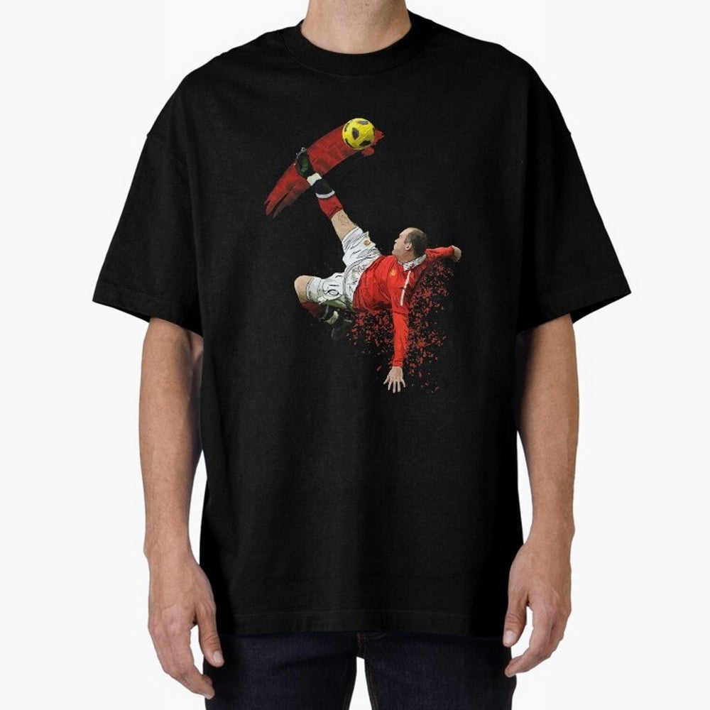 Wayne Rooney Oversized T-Shirt Carry the Colors and Pride of Match Day Hype around FIFA World Cup 2026 USA Canada Mexico, Messi and Cristiano Ronaldo, Brazil, Champion Mindset, Group Stage Buzz, Knockout Tension and Passionate Fan Culture; Great