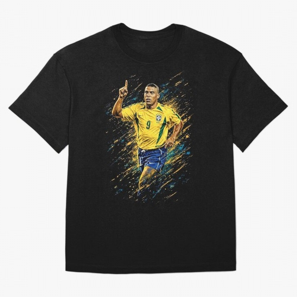 R9 Ronaldo Football Legend Oversized T-Shirt Keep the Legacy of FIFA World Cup 2026 USA Canada Mexico Built around Cristiano Ronaldo, Haaland and CR7, Brazil Energy, Sports Nostalgia, International Competition, Famous Players and Unforgettable