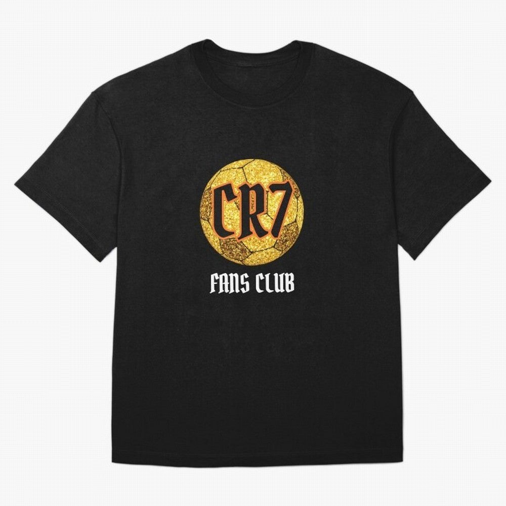 CR7 BLK 2 Oversized T-Shirt Feel Match Day Hype around FIFA World Cup 2026 Group Stage, Cristiano Ronaldo, Haaland and CR7, England, France and Netherlands, Football Passion, Legendary Performances, Festival Vibes and Supporter Community; Perfect