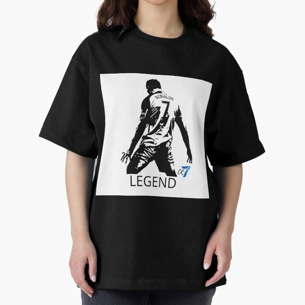 RONALDO legend CR7 Oversized T-Shirt Celebrate the Biggest Stage of the FIFA World Cup 2026 USA Canada Mexico Journey through Mbappe Highlights, Argentina, France and Brazil Pride, Tournament Hype, Historic Matchups, Family Viewing Parties and