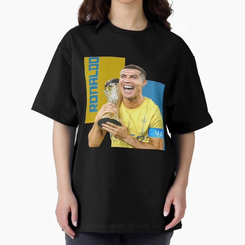 Ronaldo Oversized T-Shirt Represent the Passion of FIFA World Cup 2026 USA Canada Mexico Driven by Haaland and Mbappe, England, France and Netherlands Energy, Football History, Final Match Energy, Crowd Noise and Once in a Lifetime Moments; Built