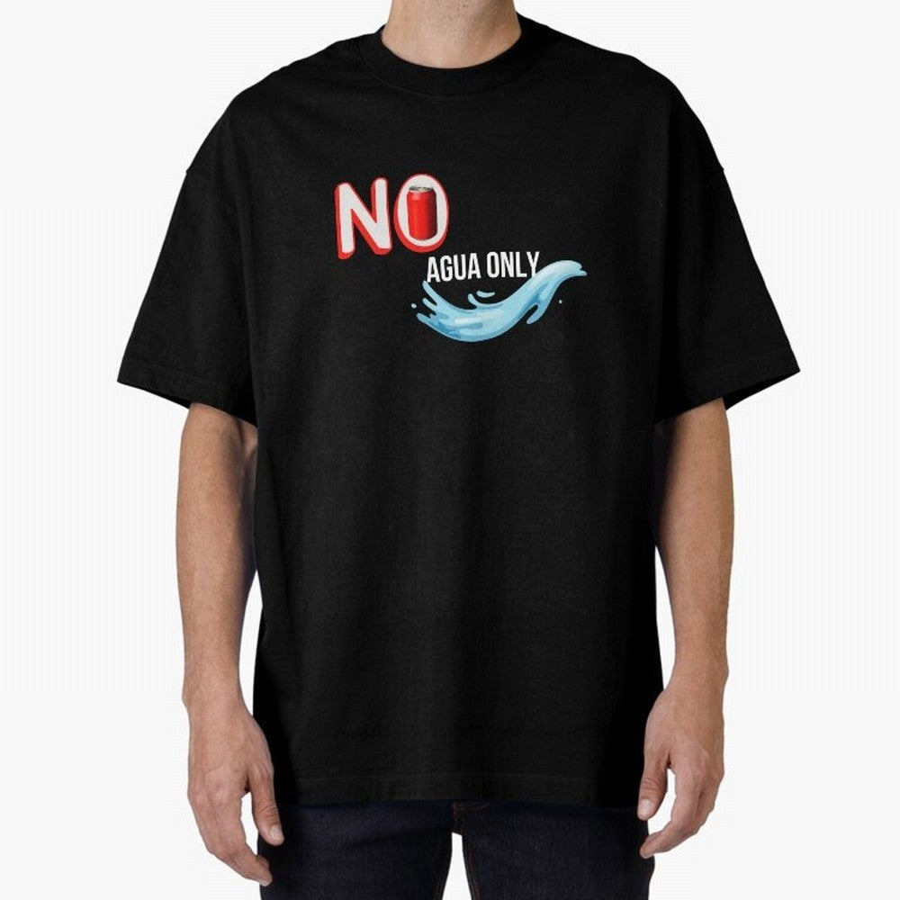 Cristiano Ronaldo - No Soda Coca Drink Agua Water Only Oversized T-Shirt Celebrate Every Goal in the FIFA World Cup 2026 USA Canada Mexico Journey through Neymar Highlights, England, France and Netherlands Pride, Global Supporter Spirit, Legendary