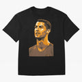 Ronaldo Oversized T-Shirt Capture the FIFA World Cup 2026 USA Canada Mexico Journey through Mbappe Highlights, Portugal, Spain and Germany Pride, Championship Spirit, Famous Goals, Roaring Crowds and International Football Unity; Created for Match