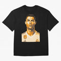 Ronaldo Oversized T-Shirt Celebrate National Team Dreams in Match Day Hype around FIFA World Cup 2026 USA Canada Mexico, CR7, France and Portugal, Match Day Excitement, Supporter Culture, Golden Goals and Global Football Passion; Perfect for People