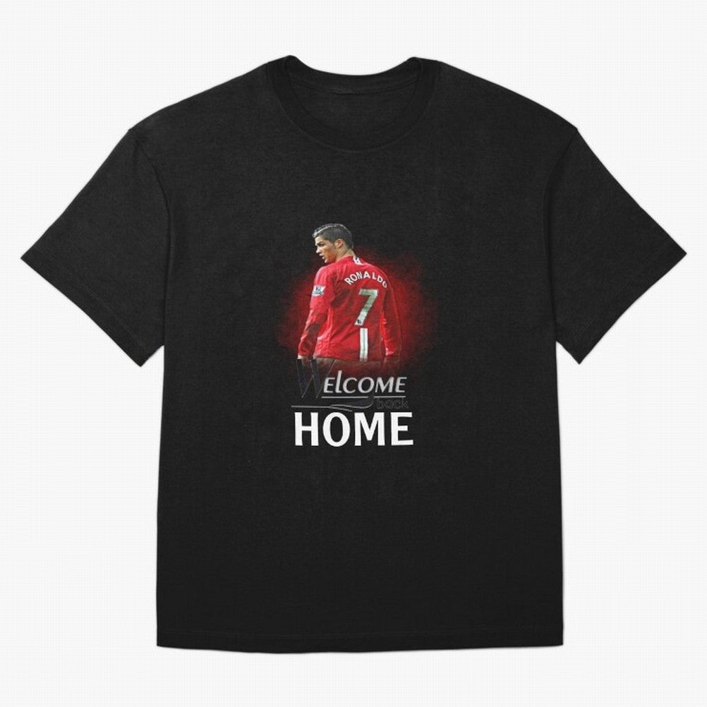 Cristiano Ronaldo welcome back - Manchester Oversized T-Shirt Step into Match Day Hype around FIFA World Cup 2026, Cristiano Ronaldo, France and Portugal, Tournament Hype, Historic Matchups, Family Viewing Parties and Global Sports Pride; Made for