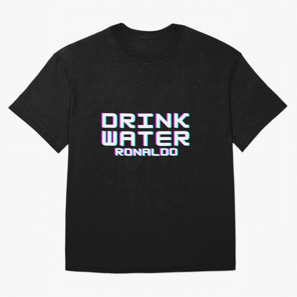 drink water ronaldo Oversized T-Shirt Make Your Look Match Global Football Passion for FIFA World Cup 2026, Centered on Messi and Cristiano Ronaldo, France and Portugal, Football Festival Excitement, Trophy Ambitions, Country Rivalries and Star