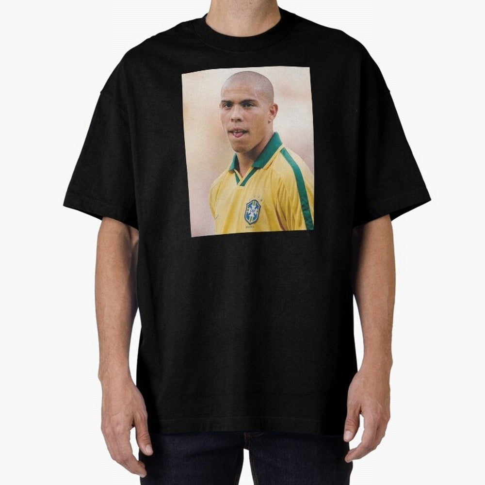Art Ronaldo Luis Nazario de Lima Oversized T-Shirt Support Your Favorite Stars during Match Day Hype around FIFA World Cup 2026 Group Stage, Messi, France and Portugal, Champion Mindset, Group Stage Buzz, Knockout Tension and Passionate Fan