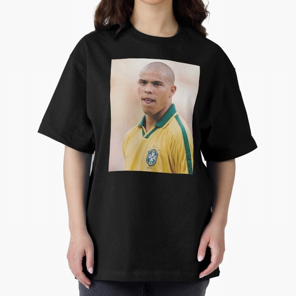 Art Ronaldo Luis Nazario de Lima Oversized T-Shirt Support Your Favorite Stars during Match Day Hype around FIFA World Cup 2026 Group Stage, Messi, France and Portugal, Champion Mindset, Group Stage Buzz, Knockout Tension and Passionate Fan
