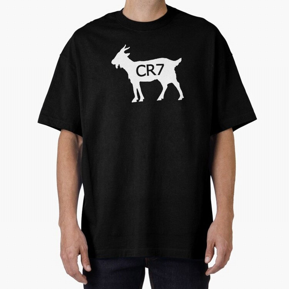 CR7 GOAT Oversized T-Shirt Carry National Pride through FIFA World Cup 2026 Group Stage Spirit, with Germany, CR7, Match Day Excitement, Supporter Culture, Golden Goals and Global Football Passion; Perfect for People Who Love Argentina, Brazil,