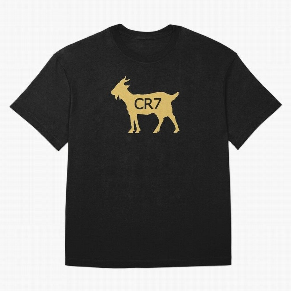 CR7 GOAT Gold Oversized T-Shirt Discover Global Football Passion for FIFA World Cup 2026 Group Stage, Celebrating CR7, England, Game Day Rituals, Football Legends, Country Pride and the Road to the Final; Ideal for Football Dads, Football Moms,