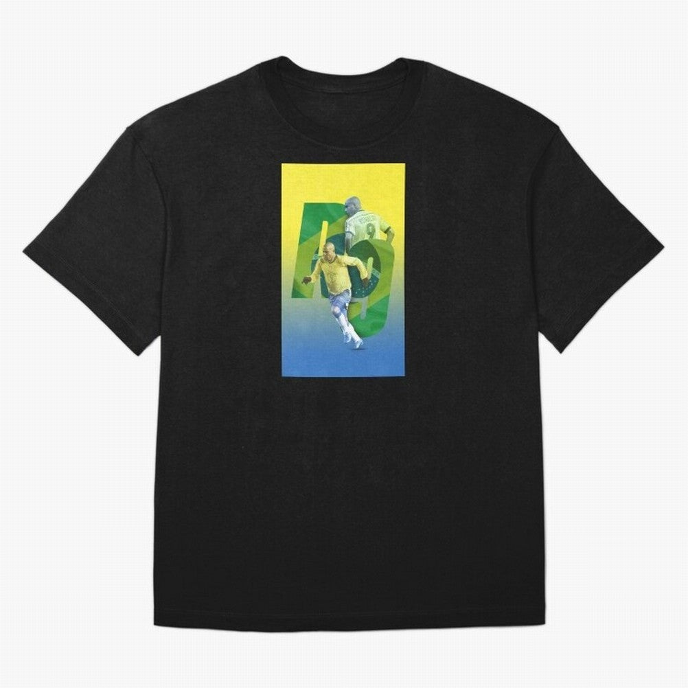 Ronaldo Luis Nazario de Lima Illustration Oversized T-Shirt Bring a Champion Mindset to FIFA World Cup 2026 Group Stage Spirit, Featuring England, France and Netherlands, Messi, Neymar and Mbappe, Match Day Excitement, Supporter Culture, Golden