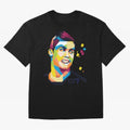 Cristiano Ronaldo Oversized T-Shirt Celebrate National Team Dreams in Global Football Passion for FIFA World Cup 2026 Group Stage, Capturing CR7, Brazil, Vintage Soccer Flavor, Modern Football Stars, National Flags and Final Night Emotion; Built
