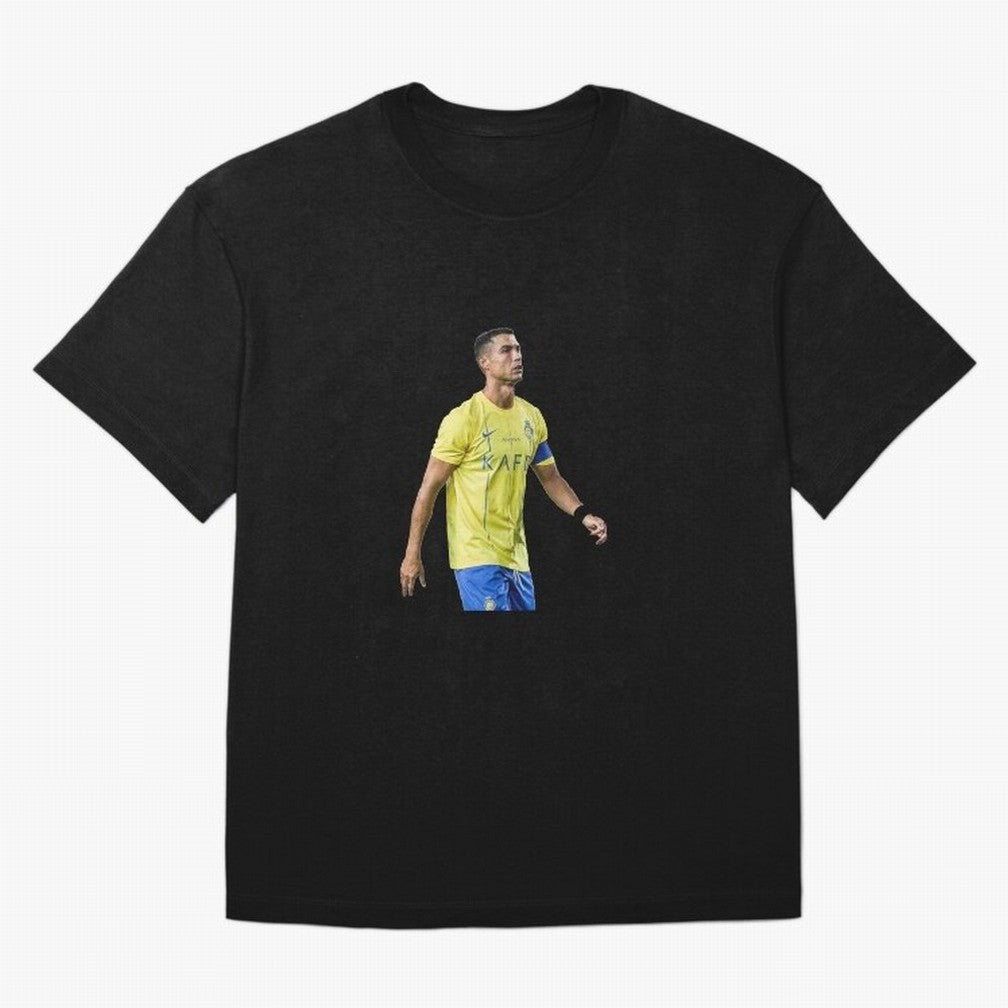 Ronaldo Al Nassar Oversized T-Shirt Show Championship Spirit for Global Football Passion for FIFA World Cup 2026 Group Stage, Inspired by CR7, Spain, Supporter Pride, Iconic Celebrations, Legendary Names and Global Match Day Energy; Ideal for Fans