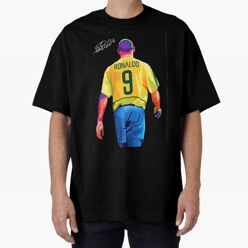 Ronaldo Nazario Oversized T-Shirt Honor the Beautiful Game during FIFA World Cup 2026 Spirit, Made for Argentina and Brazil, Messi and Cristiano Ronaldo, Match Day Excitement, Supporter Culture, Golden Goals and Global Football Passion; Ideal for