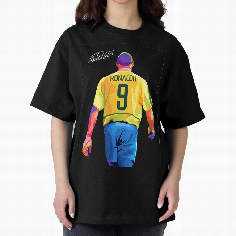 Ronaldo Nazario Oversized T-Shirt Honor the Beautiful Game during FIFA World Cup 2026 Spirit, Made for Argentina and Brazil, Messi and Cristiano Ronaldo, Match Day Excitement, Supporter Culture, Golden Goals and Global Football Passion; Ideal for