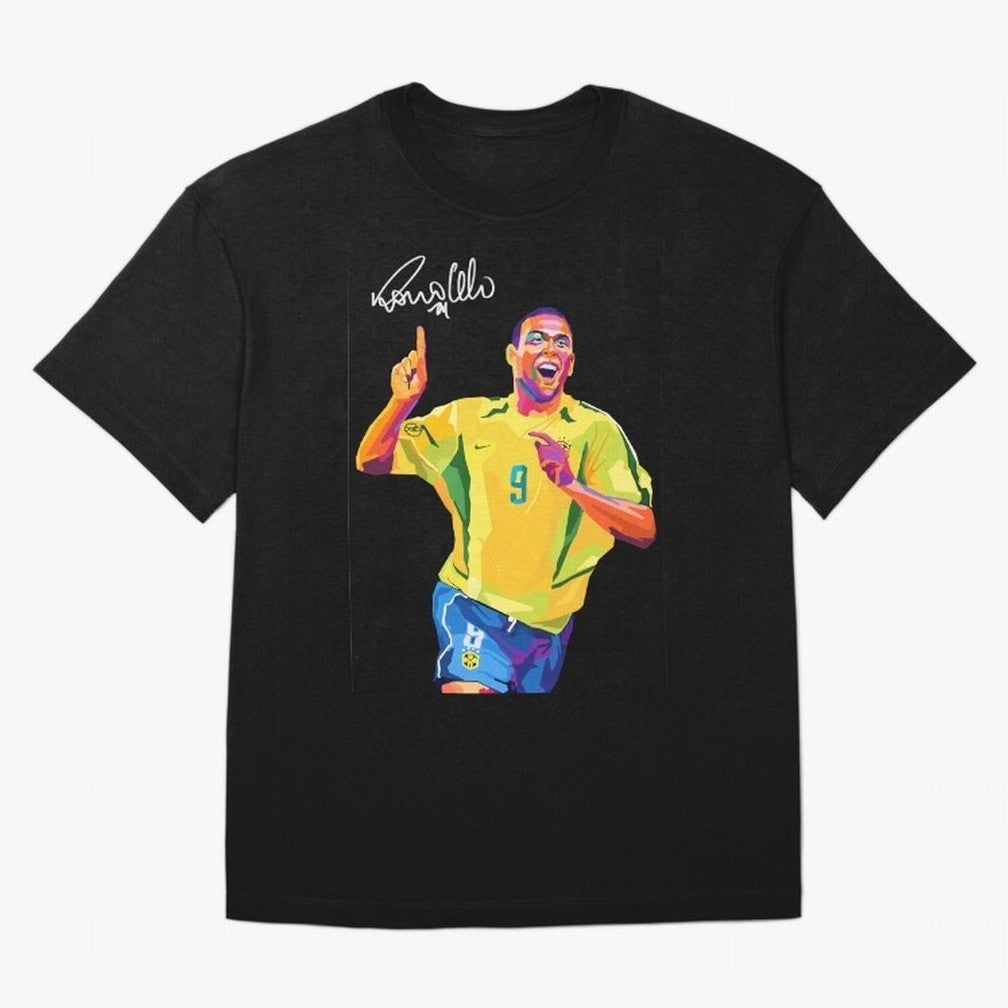 Ronaldo Nazario Pop Art Oversized T-Shirt Celebrate the Next Chapter of FIFA World Cup 2026 Group Stage Connected to Messi, France and Portugal Energy, Stadium Memories, Football Loyalty, International Chants and Championship Tradition; Perfect for