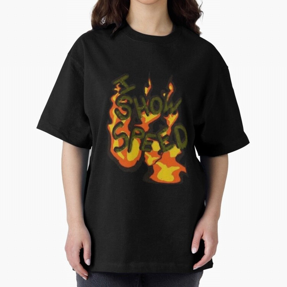 ISHOWSPEED MERCH LOGO 2 Oversized T-Shirt Fuel the Hype around the FIFA World Cup 2026 Group Stage Journey through Neymar, Haaland and Cristiano Ronaldo Highlights, Brazil, Portugal and Argentina Pride, Stadium Chants, National Pride, Trophy Dreams