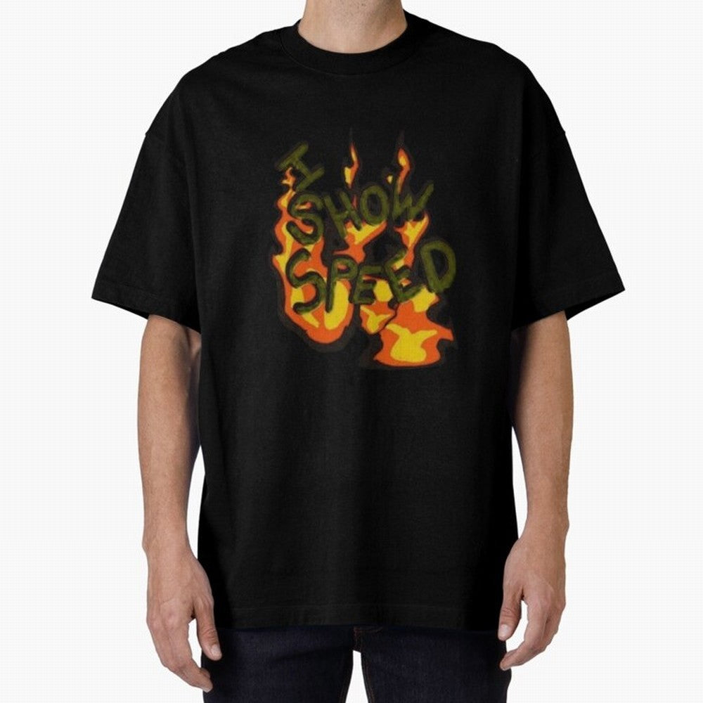 ISHOWSPEED MERCH LOGO 2 Oversized T-Shirt Fuel the Hype around the FIFA World Cup 2026 Group Stage Journey through Neymar, Haaland and Cristiano Ronaldo Highlights, Brazil, Portugal and Argentina Pride, Stadium Chants, National Pride, Trophy Dreams