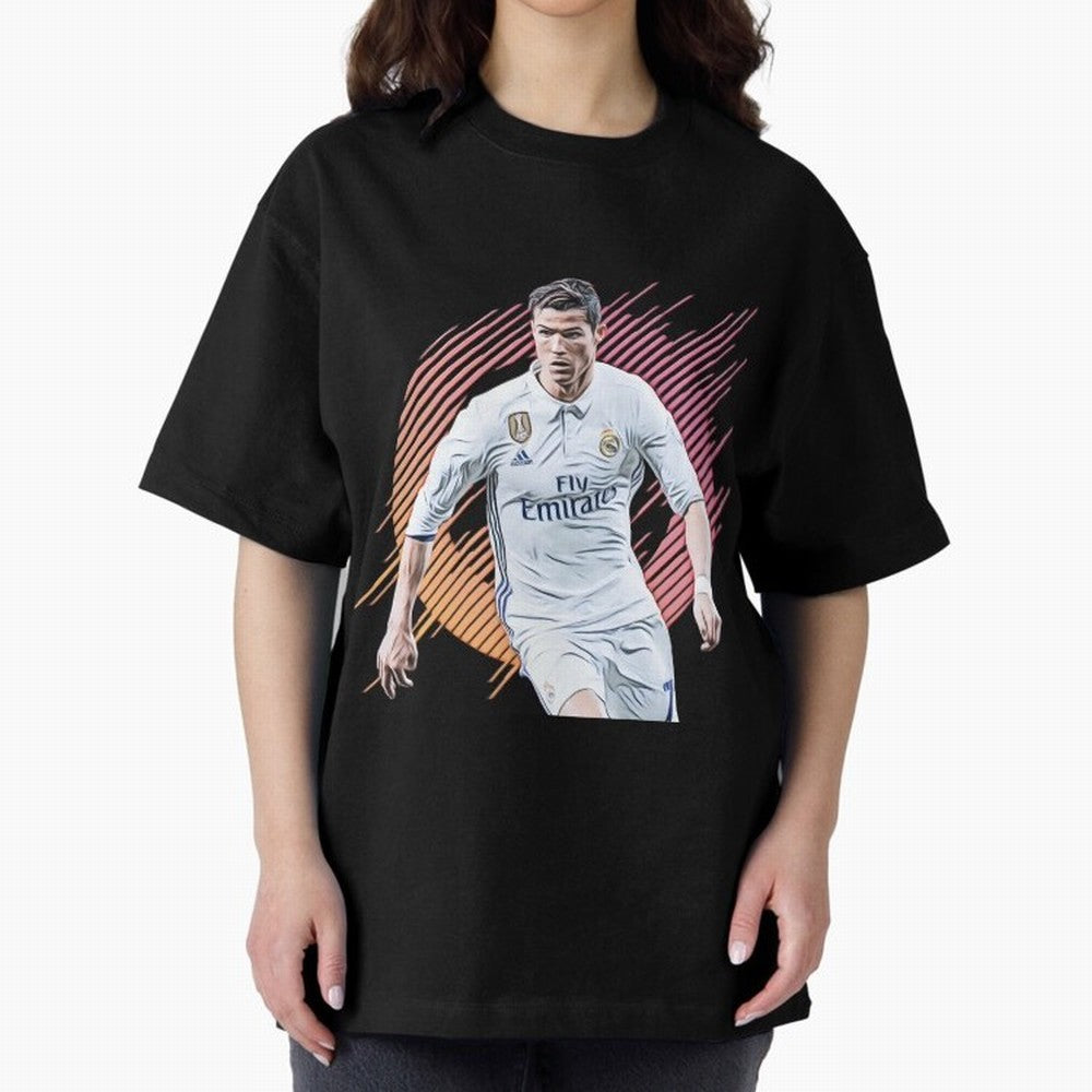 ronaldo christiano Oversized T-Shirt Celebrate National Team Dreams in FIFA World Cup 2026 Group Stage Inspired by Cristiano Ronaldo, Haaland and CR7, France Energy, Vintage Soccer Flavor, Modern Football Stars, National Flags and Final Night