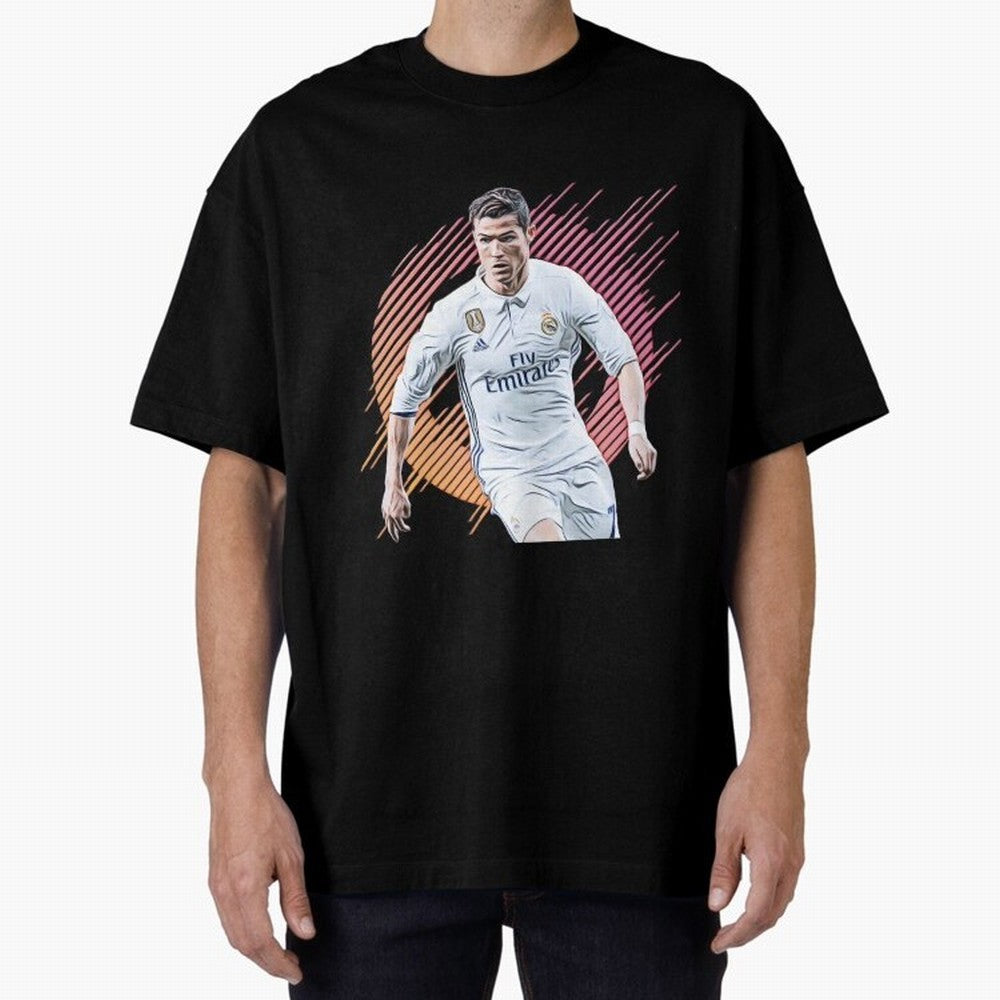 ronaldo christiano Oversized T-Shirt Celebrate National Team Dreams in FIFA World Cup 2026 Group Stage Inspired by Cristiano Ronaldo, Haaland and CR7, France Energy, Vintage Soccer Flavor, Modern Football Stars, National Flags and Final Night