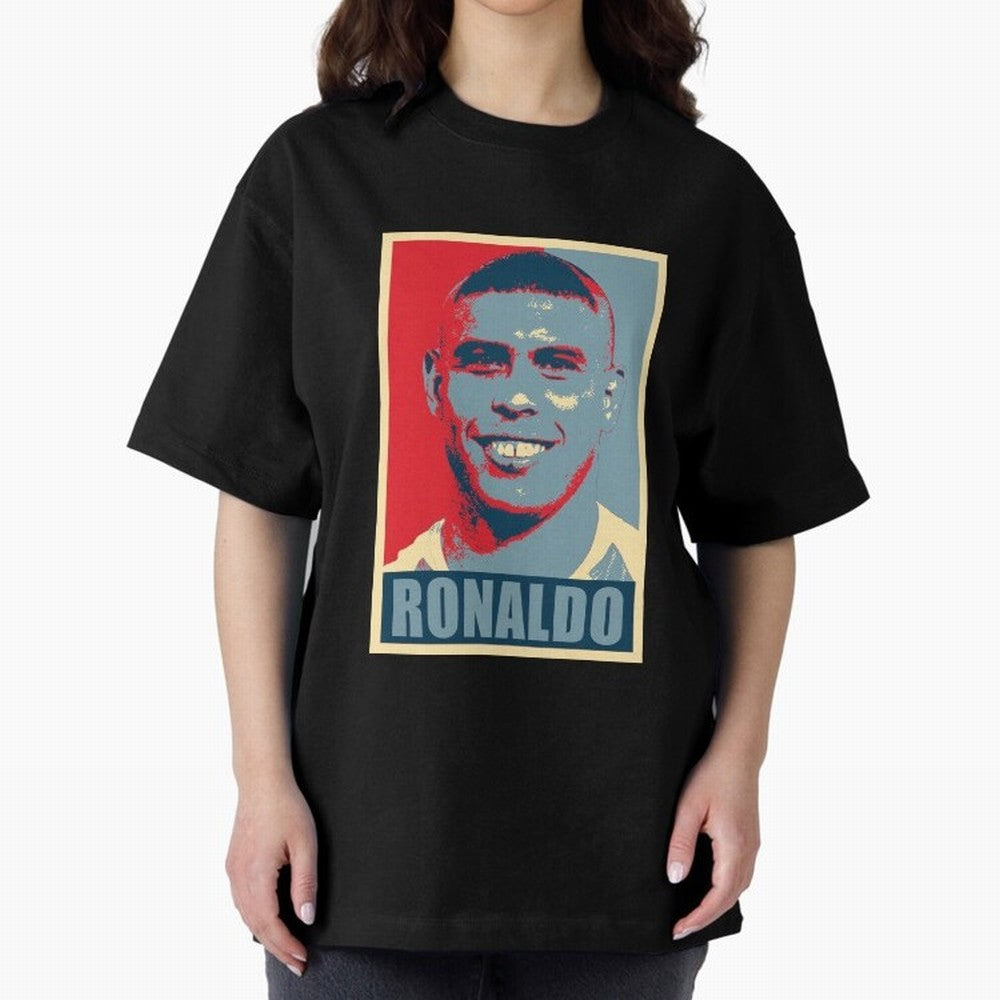 Ronaldo De Lima Hope Oversized T-Shirt Relive the Noise and Pride of FIFA World Cup 2026 Group Stage for Fans of Messi, Neymar and Mbappe and England, France and Netherlands, Bringing Worldwide Fan Energy, Dramatic Goals, Stadium Lights and