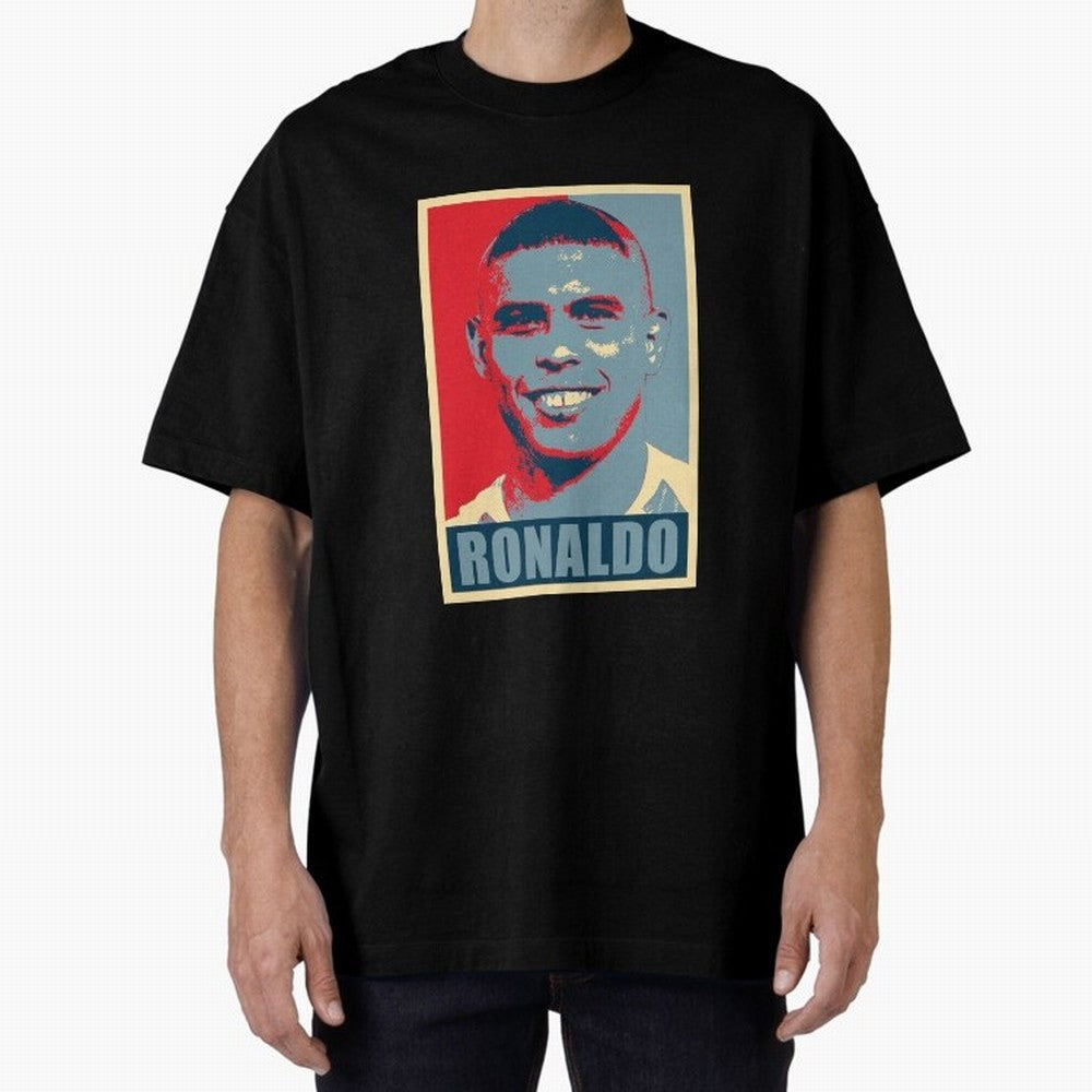 Ronaldo De Lima Hope Oversized T-Shirt Relive the Noise and Pride of FIFA World Cup 2026 Group Stage for Fans of Messi, Neymar and Mbappe and England, France and Netherlands, Bringing Worldwide Fan Energy, Dramatic Goals, Stadium Lights and