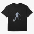 Soccer Football Art, Cristiano Ronaldo Oversized T-Shirt Live for the Drama of FIFA World Cup 2026 Spirit, Filled with France and Portugal, Messi, Neymar and Mbappe, Soccer Culture, Superstar Moments, National Team Dreams and Competitive Fire;