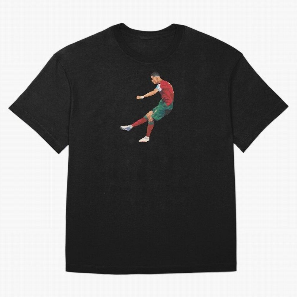 Cristiano Ronaldo Oversized T-Shirt Carry National Pride through Match Day Hype around FIFA World Cup 2026, Messi and Cristiano Ronaldo, France, Championship Spirit, Famous Goals, Roaring Crowds and International Football Unity; Created for Match