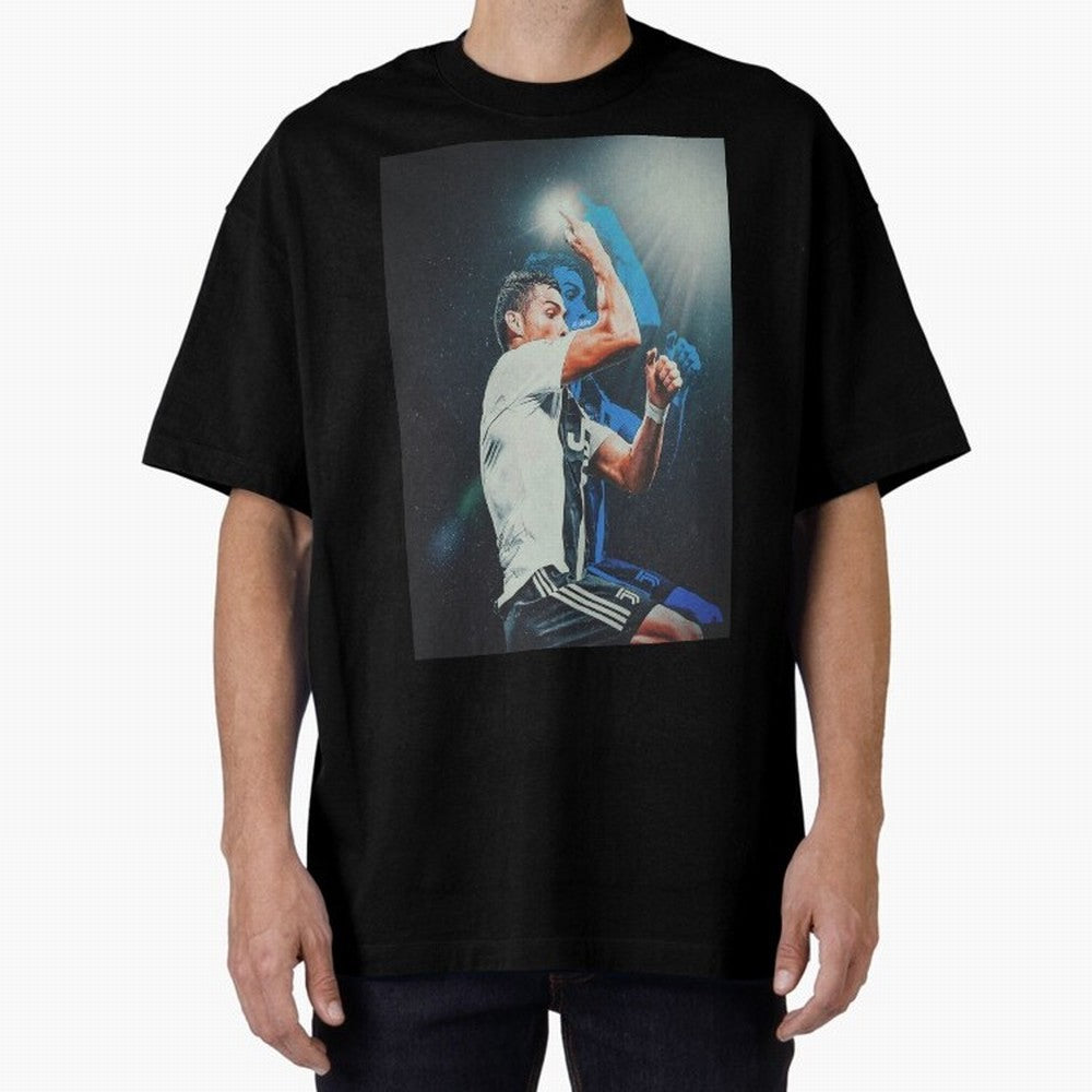 Siiimmmmm Oversized T-Shirt Live for the Drama of FIFA World Cup 2026 Group Stage Spirit, Inspired by France and Portugal, Messi, Neymar and Mbappe, Soccer Culture, Superstar Moments, National Team Dreams and Competitive Fire; Perfect for Fans,