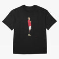 Ronaldo Pose Oversized T-Shirt Show Your Tournament Heart for Global Football Passion for FIFA World Cup 2026 USA Canada Mexico, Highlighting Messi, CR7 and Mbappe, France, Goal Celebration Energy, Supporter Heritage, Football Icons and Worldwide