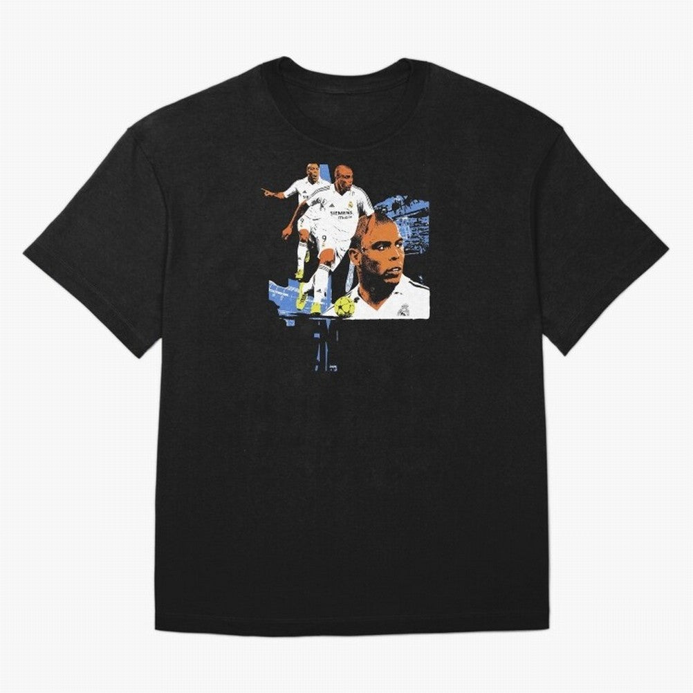 RonaldoO Fen?meno Vintage Football Bootleg Oversized T-Shirt Elevate the FIFA World Cup 2026 Group Stage Journey through Messi and Cristiano Ronaldo Highlights, Spain Pride, Vintage Soccer Flavor, Modern Football Stars, National Flags and Final