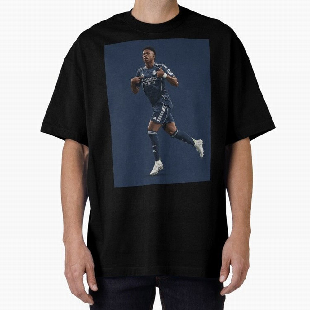 Vini Oversized T-Shirt Keep the Match Day Mood of FIFA World Cup 2026 USA Canada Mexico Spirit, Made for France, Mbappe and Neymar, Football Passion, Legendary Performances, Festival Vibes and Supporter Community; Perfect for Fans, Collectors,