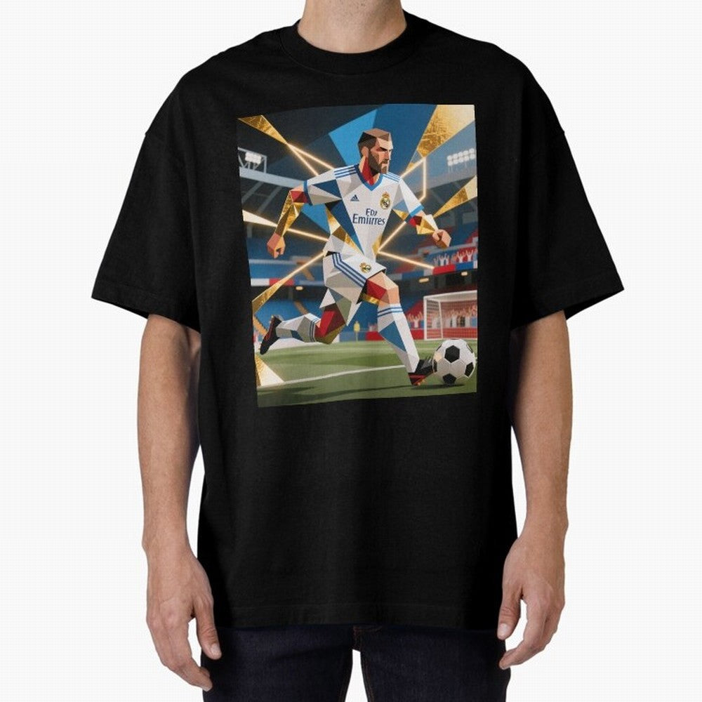 Madridistas Oversized T-Shirt Upgrade FIFA World Cup 2026 Group Stage Spirit, Built around Brazil, Messi, Neymar and Mbappe, Stadium Memories, Football Loyalty, International Chants and Championship Tradition; Ideal for Fans Who Follow Messi,