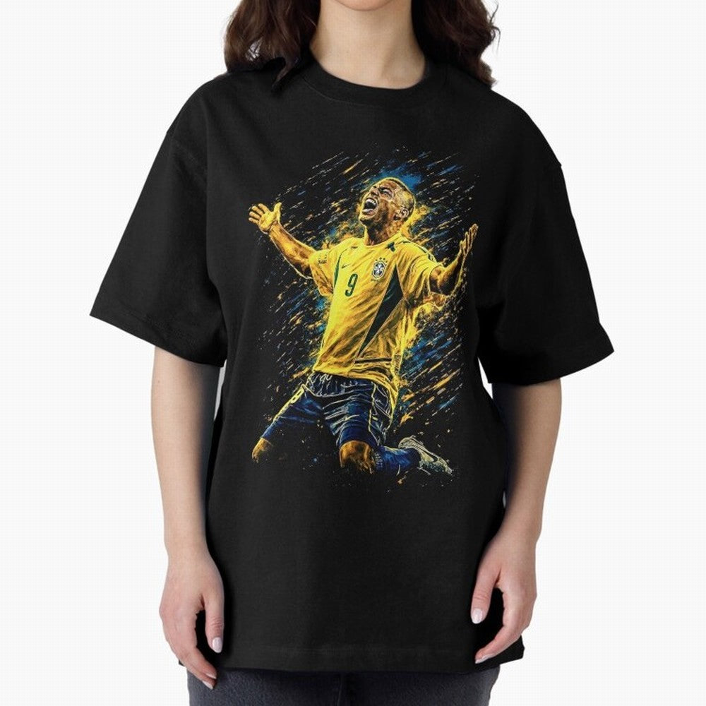 R9 Ronaldo Football Legend Oversized T-Shirt Make Memories around the FIFA World Cup 2026 Group Stage Journey through Messi, Neymar and Mbappe Highlights, England Pride, Stadium Chants, National Pride, Trophy Dreams and Unforgettable Football