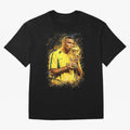 R9 Ronaldo Football Legend Oversized T-Shirt Support FIFA World Cup 2026 USA Canada Mexico Spirit, Filled with Brazil, Haaland and Mbappe, Stadium Chants, National Pride, Trophy Dreams and Unforgettable Football Memories; Perfect for Supporters Who
