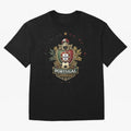 Portugal 2026 Football Crest ¨C Portuguese Soccer Supporters Pride Design Oversized T-Shirt Treasure FIFA World Cup 2026 USA Canada Mexico Spirit, Driven by Portugal, Spain and Germany, Messi and Cristiano Ronaldo, Goal Celebration Energy,